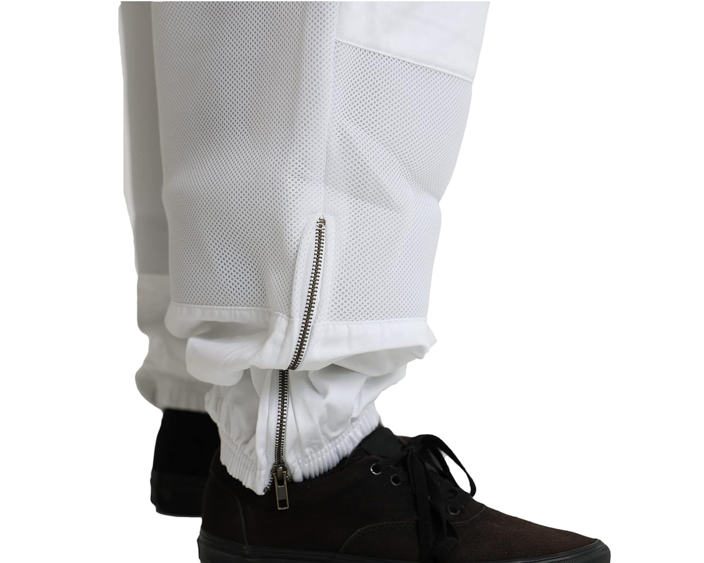 white ventilated beekeeping pants