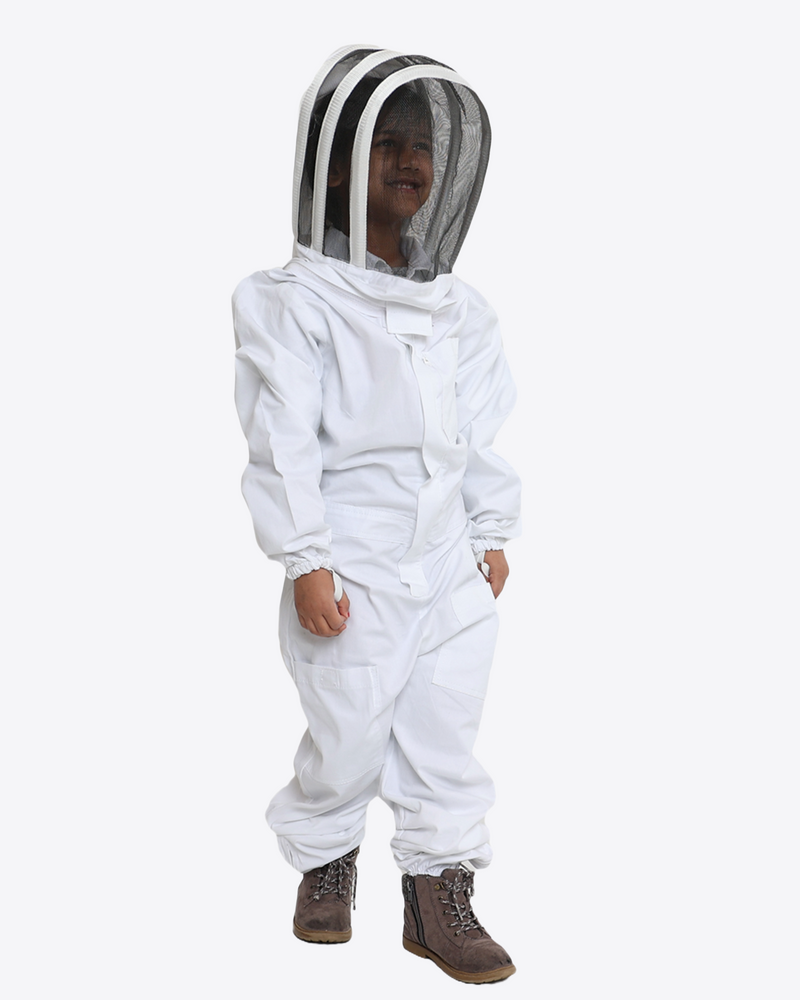Forest Beekeeping Supply- Kids Full Body Beekeeping Suit with Veil