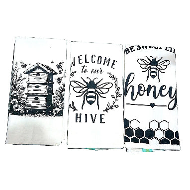 beekeeping kitchen towel
