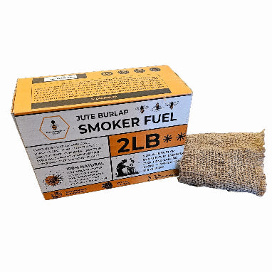 A box of somker fuel jute burlap 2lb