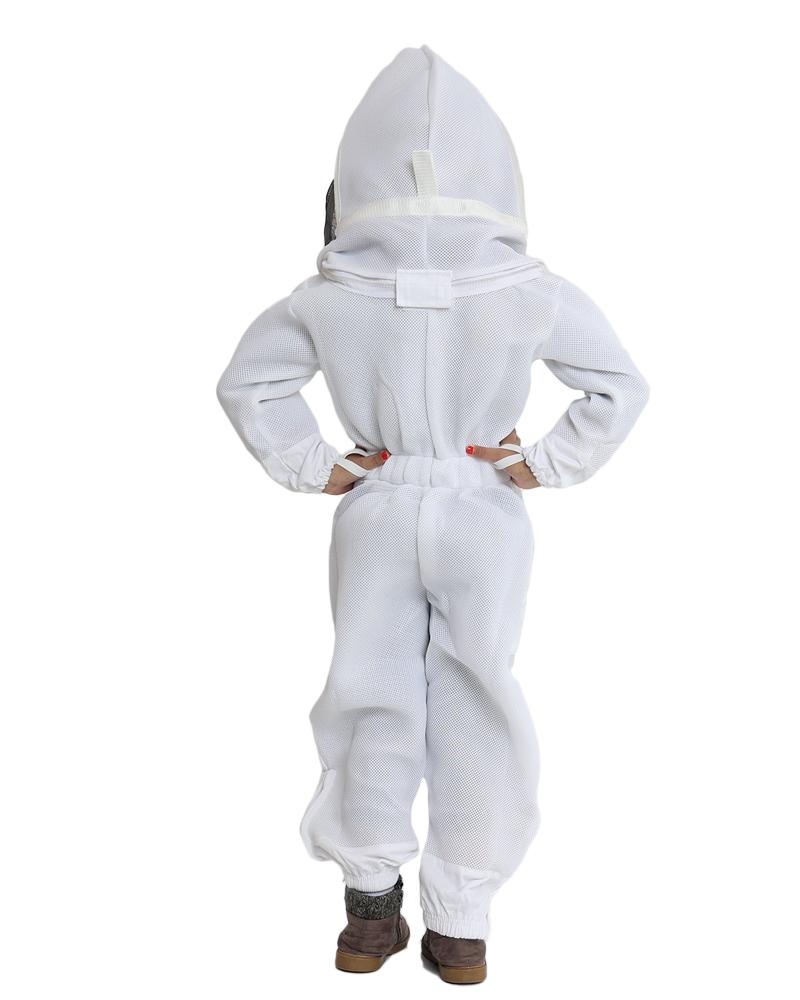 Children ventilated beekeeping suit, kids beekeeper suit, beekeeping veil, breathable beekeeping suit, bee sting protection, child beekeeping clothing, ventilated protective gear, lightweight beekeeper suit, beekeeping suit for kids, protective veil for children