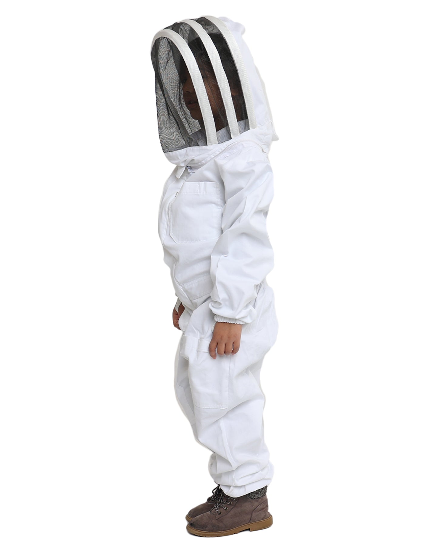 Kids full-body beekeeping suit with veil from Forest Beekeeping Supply