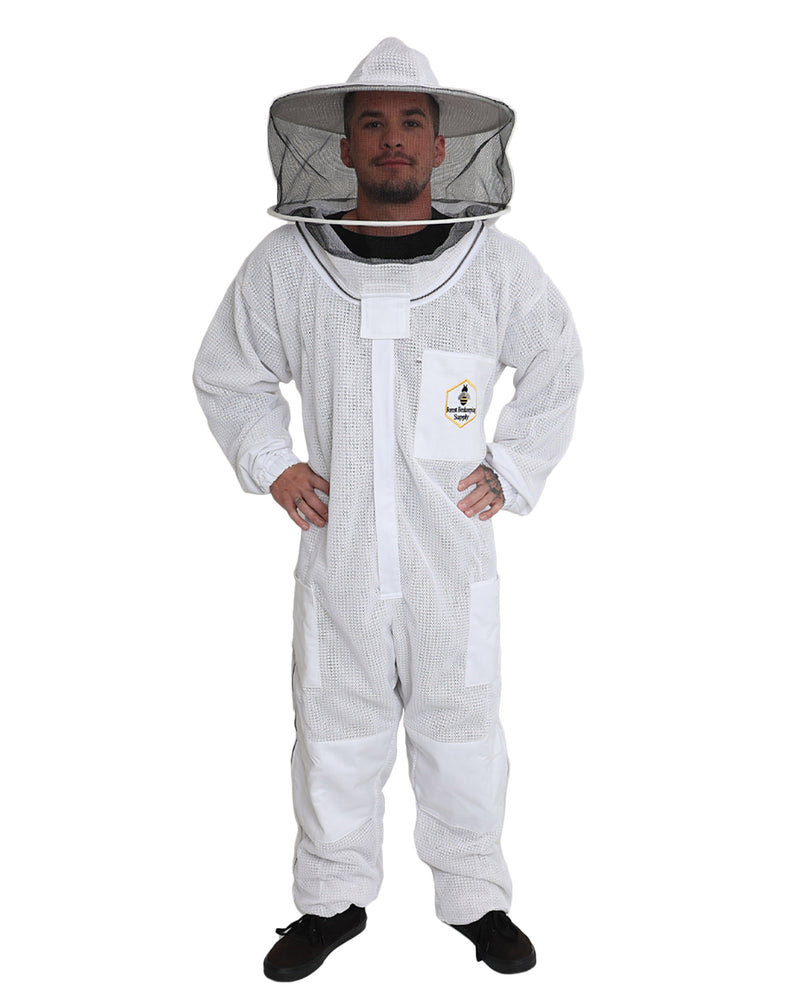 Forest Beekeeping Supply- Ventilated beekeeping  Suit With Round Veil
