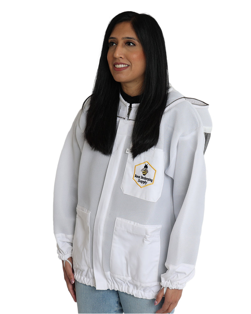 
                  
                    Load image into Gallery viewer, Ventilated Ultralight Beekeeping Jacket with Veil
                  
                