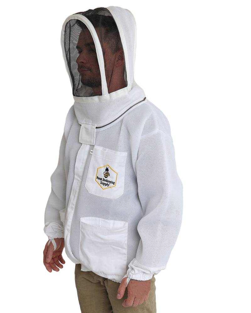 
                  
                    Load image into Gallery viewer, beekeeping jacket ventilated with veil
                  
                