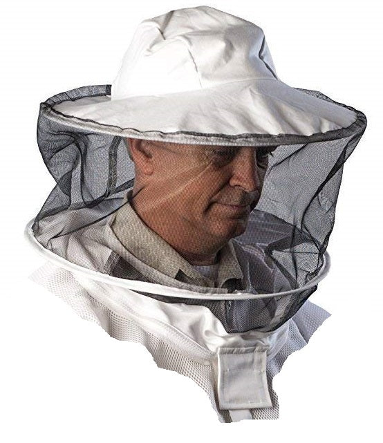 Replacement ultralight vented beekeeping jacket veil with round fencing