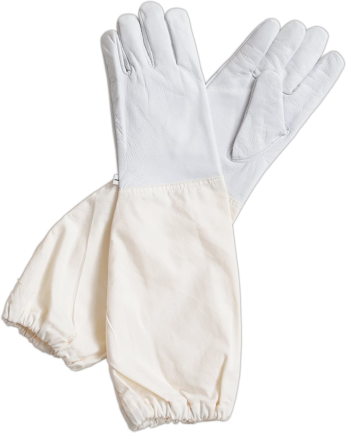 pair of beekeeping gloves