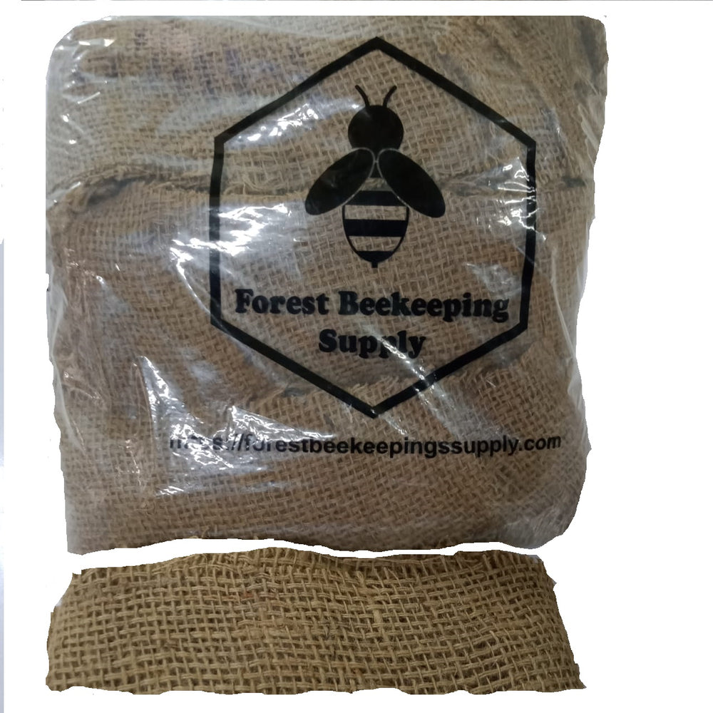 
                  
                    Load image into Gallery viewer, Forest beekeeping Supply Bee Hive Smoker Fuel Jute Burlap
                  
                