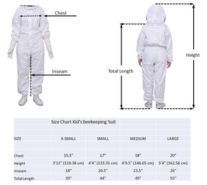 
                  
                    Load image into Gallery viewer, Forest Beekeeping Supply- Kids Full Body Beekeeping Suit with Veil
                  
                