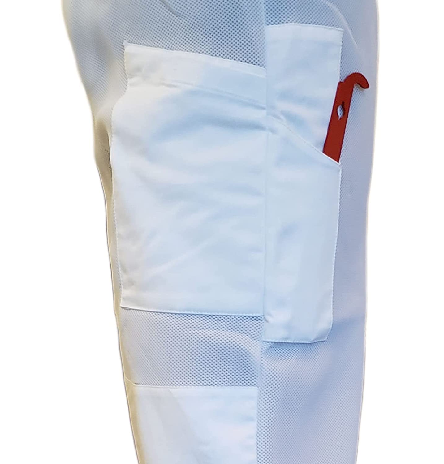 white ventilated beekeeping pants