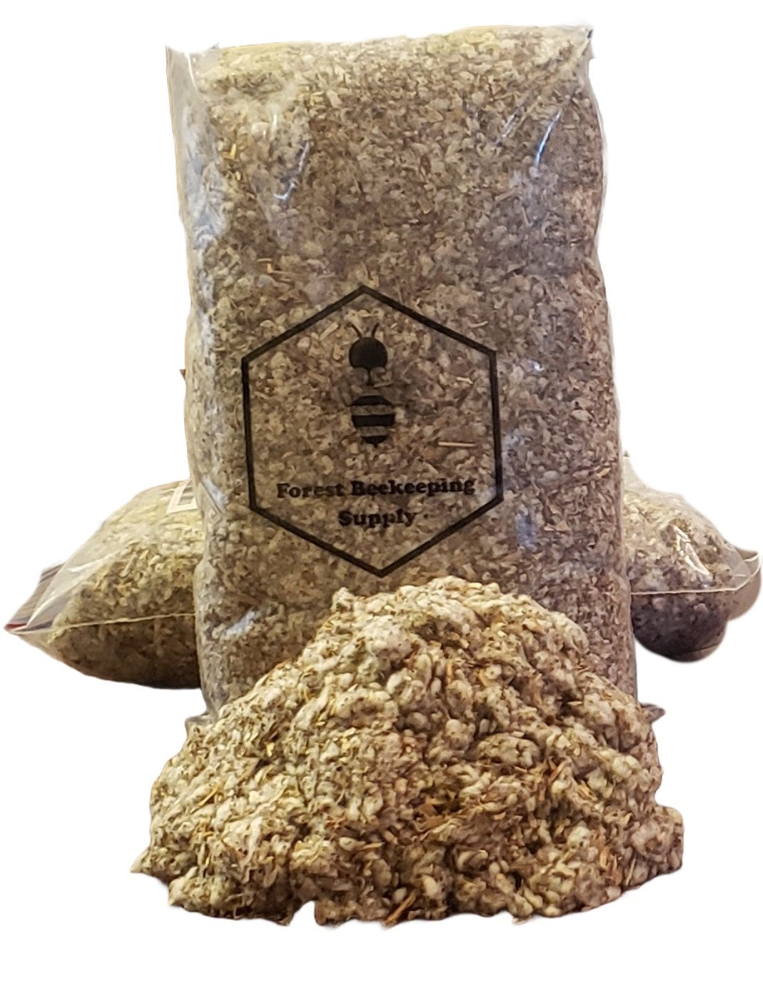 Natural cotton smoker fuel for hive inspections produces cool, consistent smoke