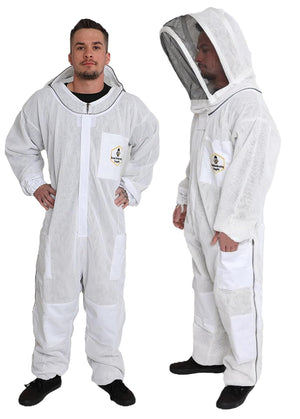 
                  
                    Load image into Gallery viewer, 3 Layer Ventilated Beekeeping Suit with veil for Professional &amp;amp; Beginner Beekeepers
                  
                