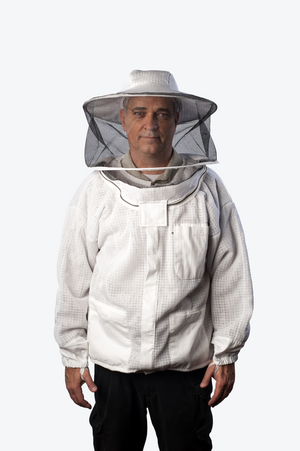 
                  
                    Load image into Gallery viewer, Beekeeping Ventilated jacket with round hood  3 layer bee jacket ventilated 
                  
                