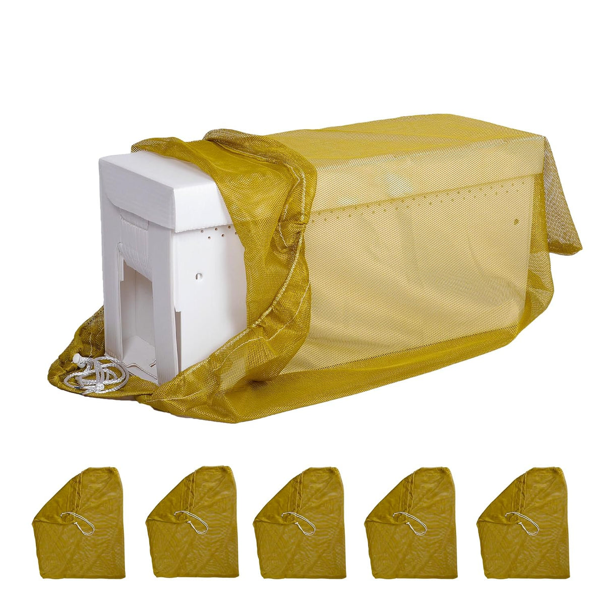 05 - pack live honey bee nuc transport bags. 