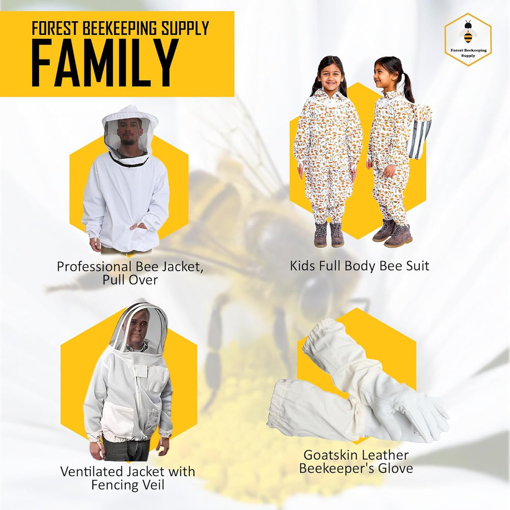 
                  
                    Load image into Gallery viewer, Beekeeping Ventilated Bundle 3 Layer Bee Suit  with glove and Extra Round Veils
                  
                