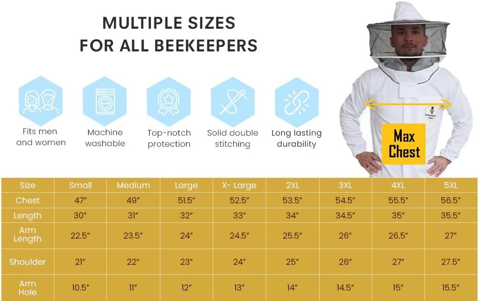 
                  
                    Load image into Gallery viewer, Premium breathable Cotton Beekeeper Jacket with Fencing Veil
                  
                