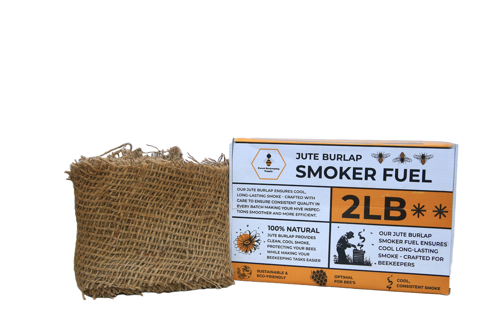 
                  
                    Load image into Gallery viewer, Forest beekeeping Supply 2 lbs Bee Hive Smoker Fuel Jute Burlap
                  
                