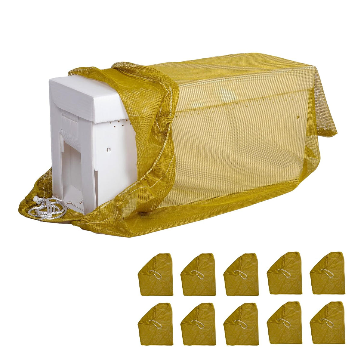 10 - pack live honey bee nuc transport bags. 