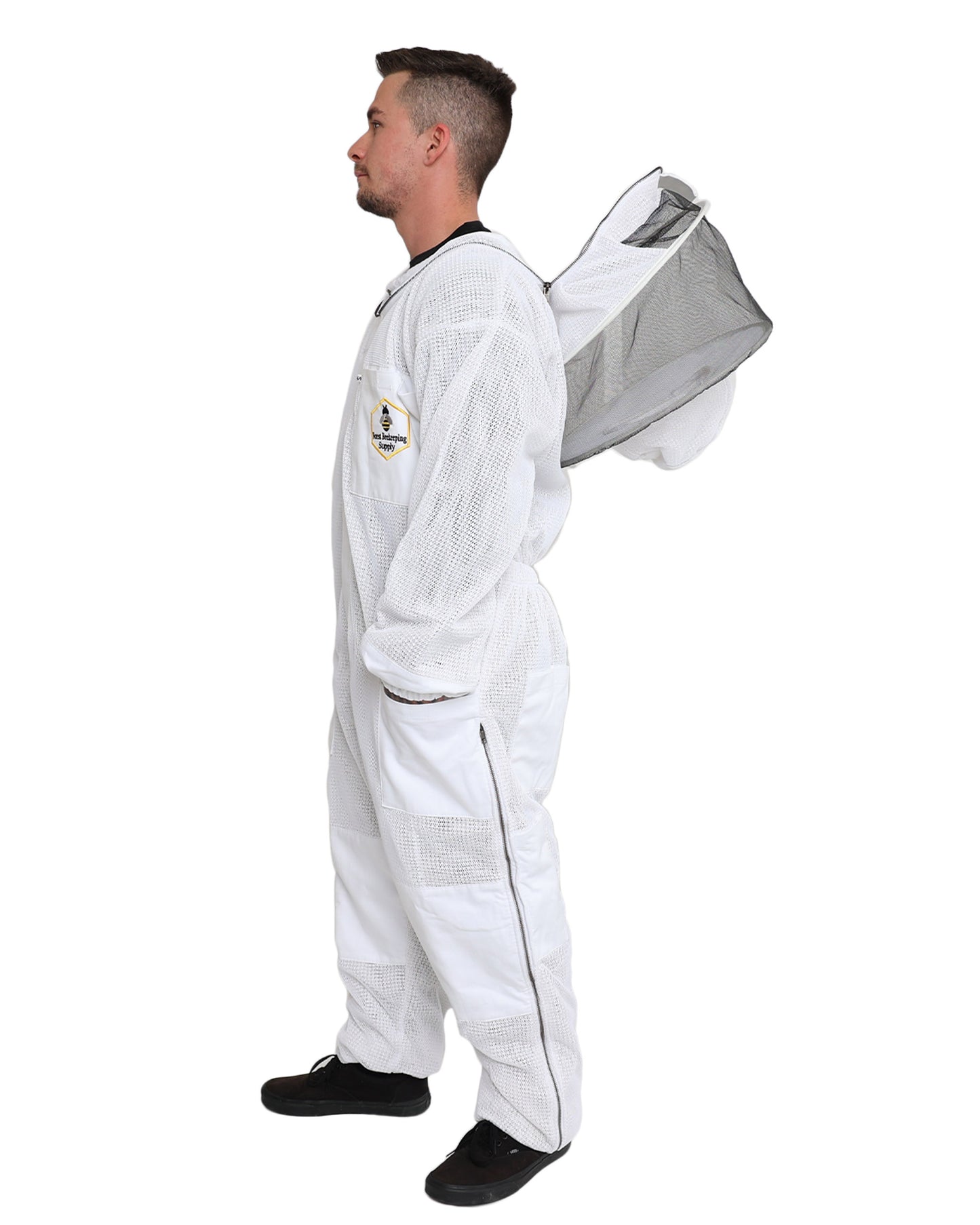 
                  
                    Ventilated beekeeping suit with round veil from Forest Beekeeping Supply
                  
                