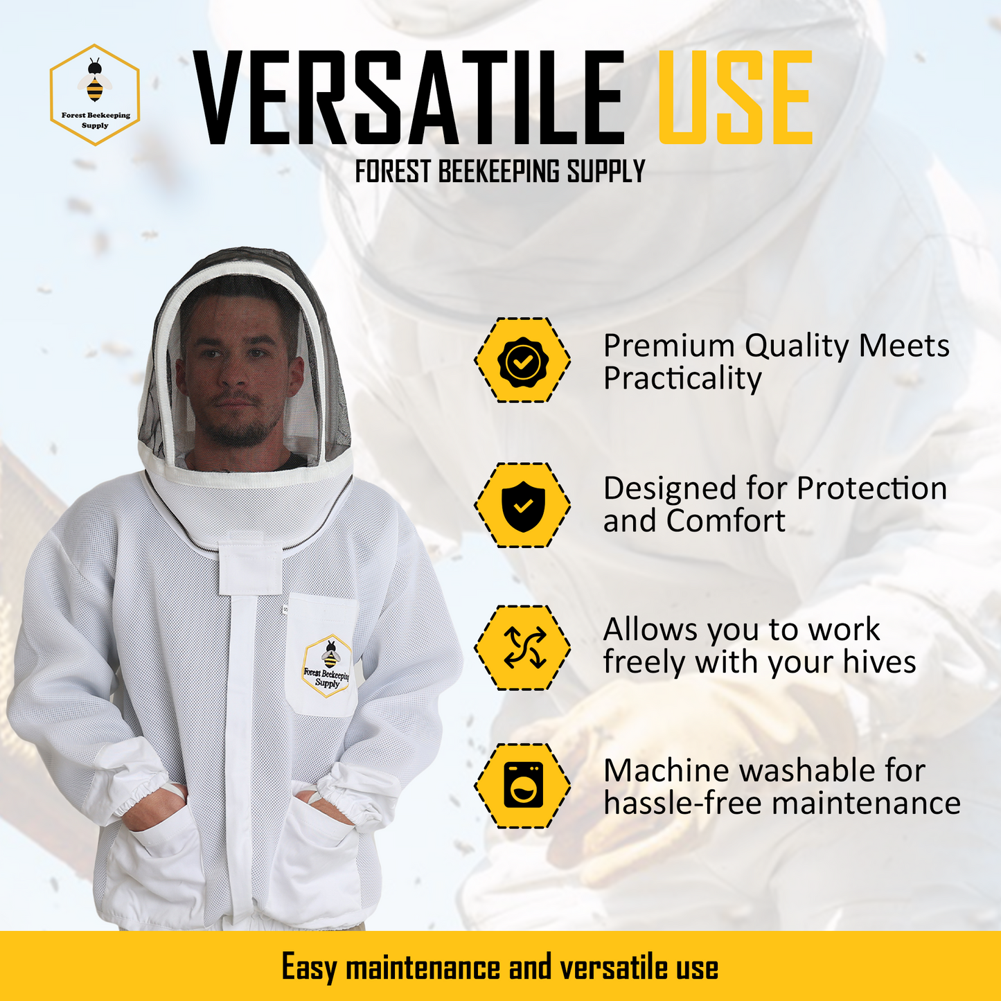 uses of beekeeping jacket 