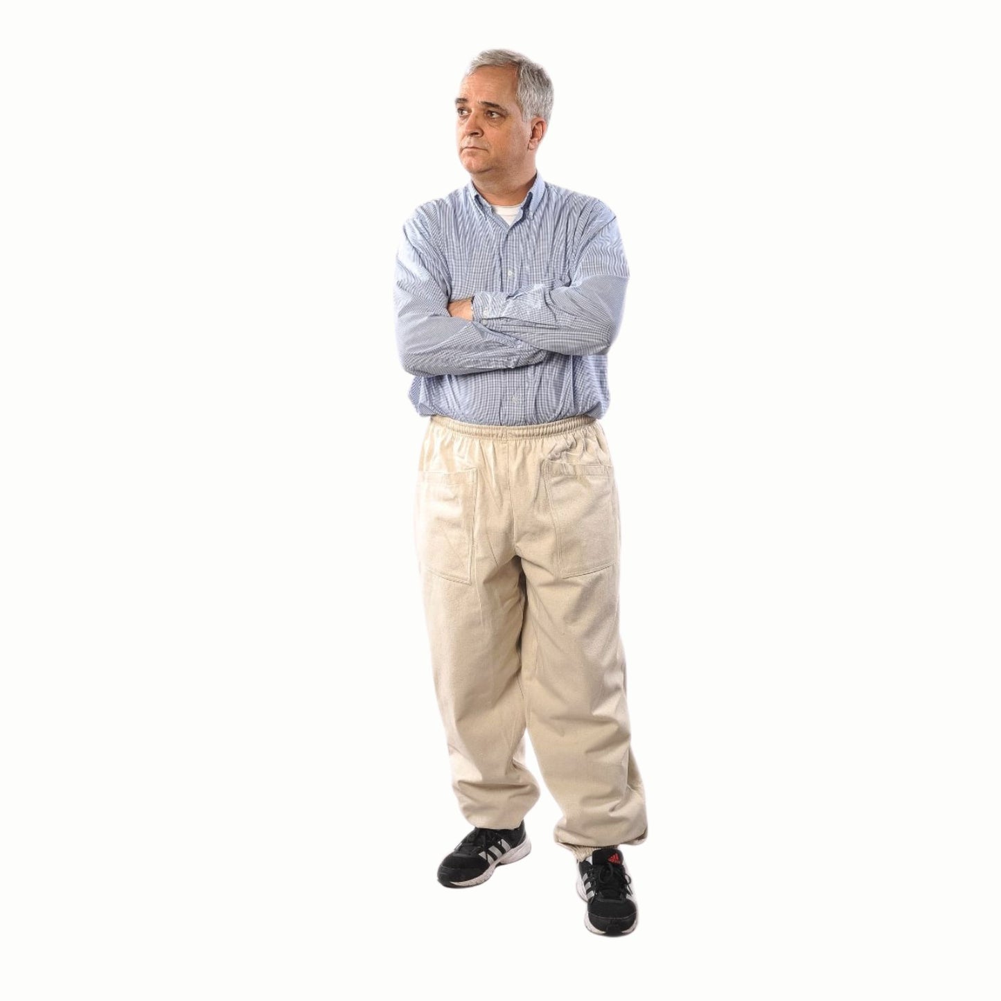 Heavy-duty  canvas beekeeping pants  designed for hive maintenance