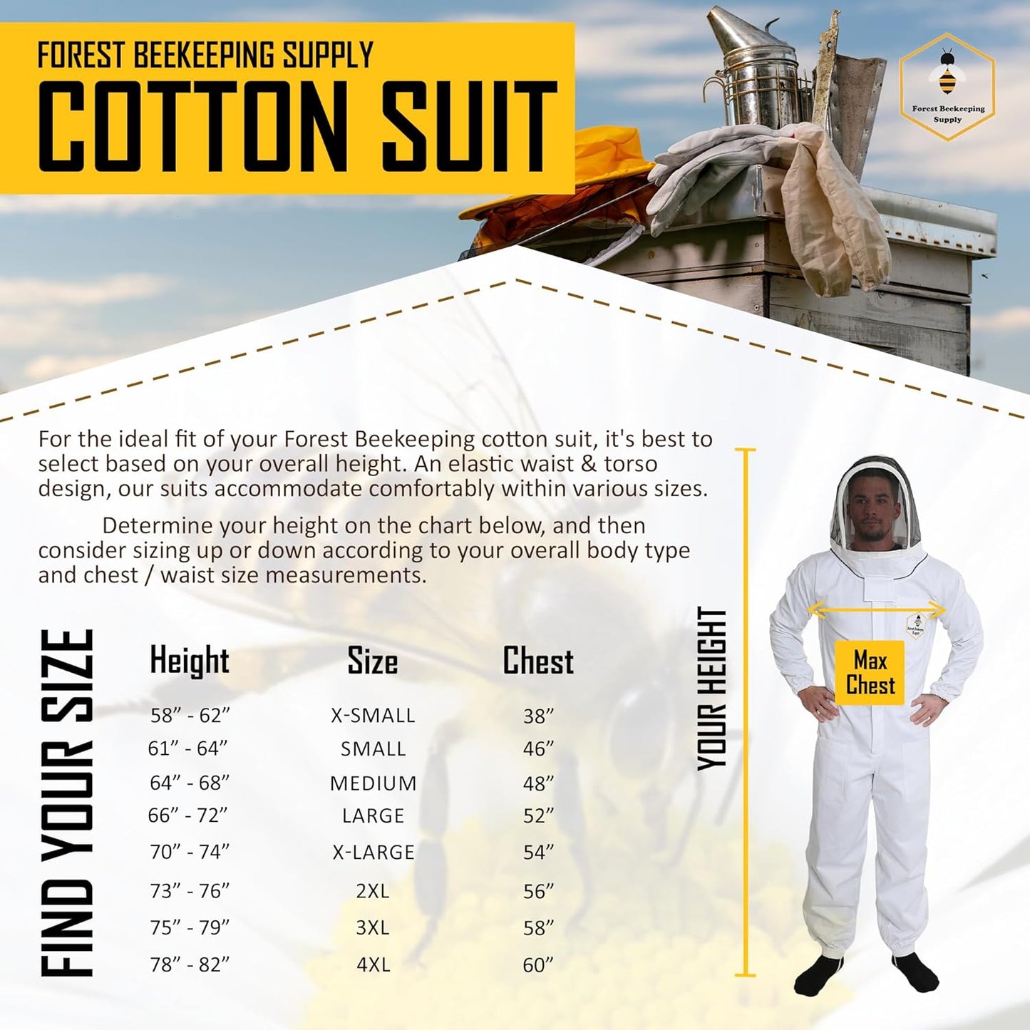 
                  
                    Premium beekeeping  100 % Cotton breathable bee Suit with Fencing Hood
                  
                