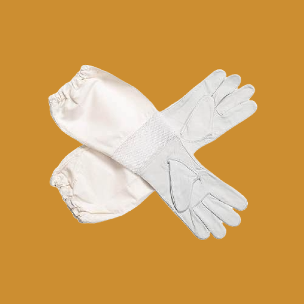 
                  
                    Load image into Gallery viewer, Goatskin Leather Apiary Beekeeping glove with Ventilated sleeve for beekeepers
                  
                