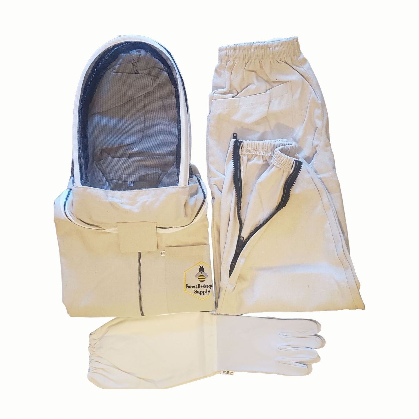 bundle of canvas beekeeping jacket