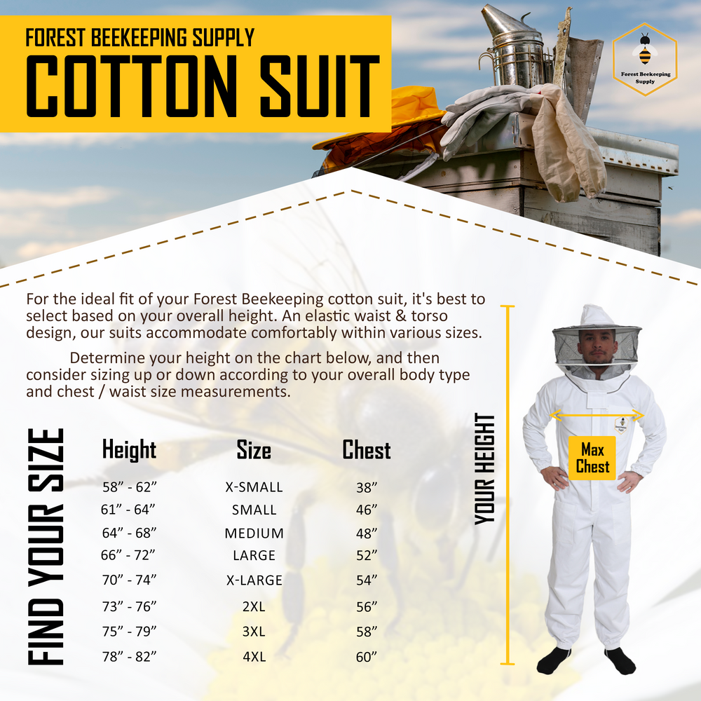 
                  
                    Load image into Gallery viewer, Beekeeping Suit – Lightweight Cotton, Heavy Duty YKK Zippers, High-Visibility Round Veil
                  
                