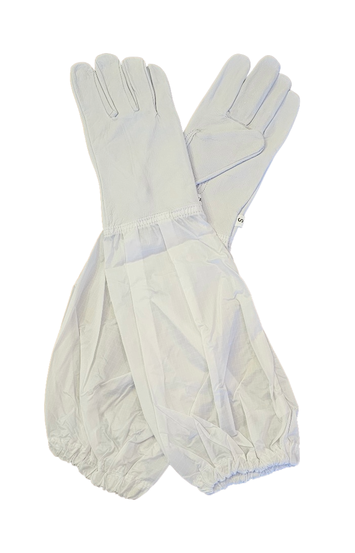 Pair of Beekeeping gloves with long ripstop sleeves