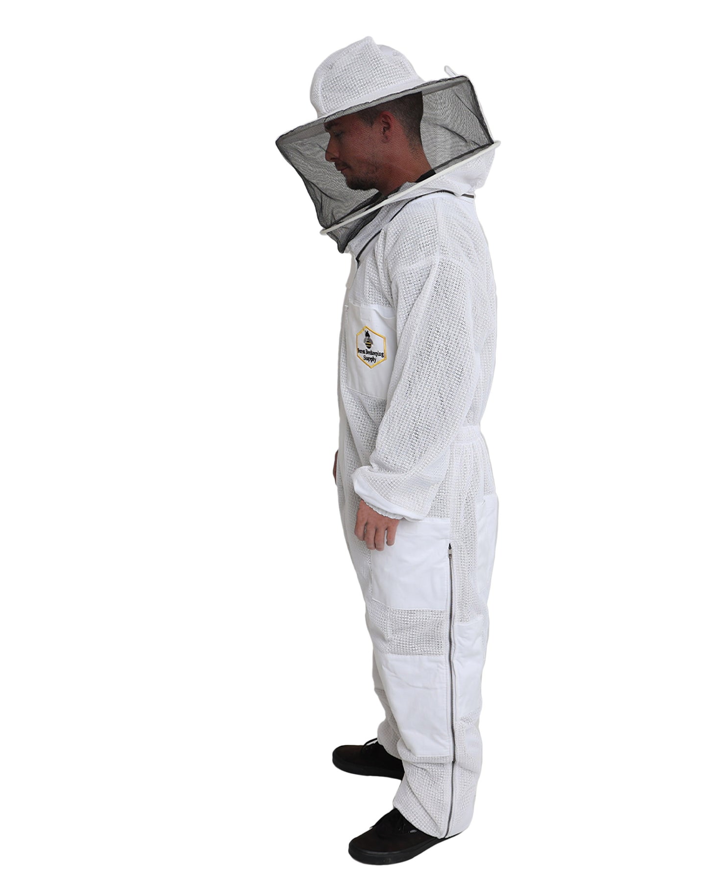 
                  
                    Ventilated beekeeping suit with round veil from Forest Beekeeping Supply
                  
                