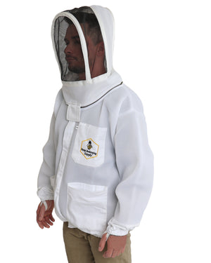
                  
                    Load image into Gallery viewer, Forest beekeeping Supply -  Ventilated Ultra-Light bee Jacket  Fencing Veil
                  
                