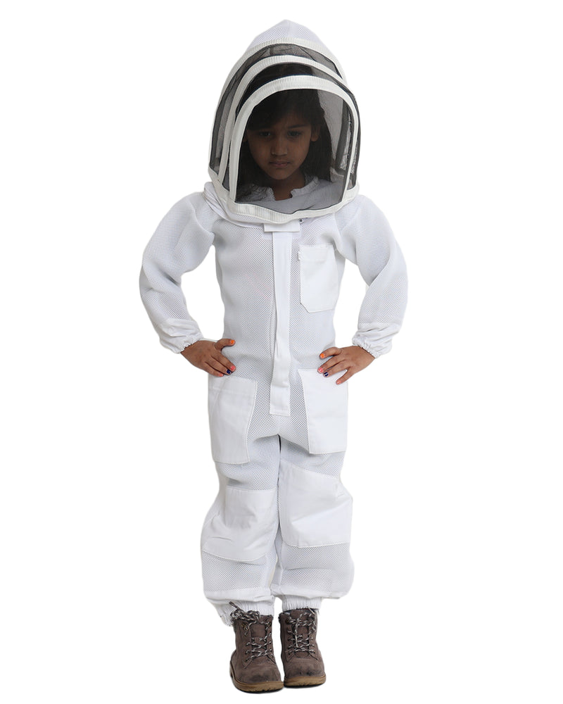 Forest Beekeeping Supply Ventilated  Beekeeping Suit for Kids with Veil
