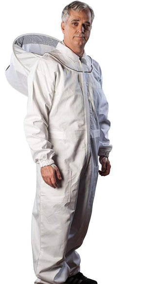 
                  
                    Load image into Gallery viewer, Premium beekeeping  100 % Cotton breathable bee Suit with Round Hood
                  
                