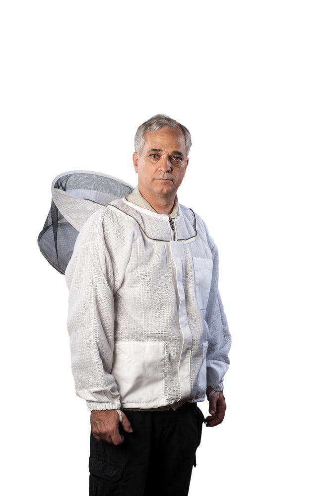 
                  
                    Load image into Gallery viewer, Forest beekeeping Supply Ventilated Premium beekeeping Jacket With Round Hood
                  
                
