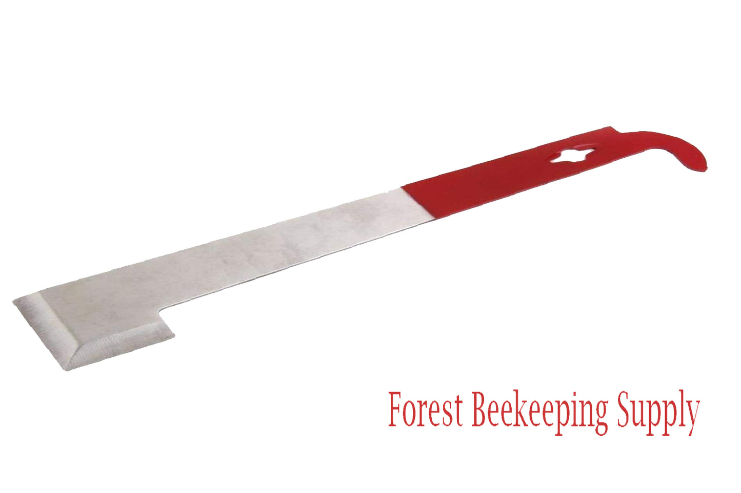 J Hook hive tool, professional grade hive tool, tempered steel hive tool, multifunction hive tool, large J-hook tool, frame lifter and scraper, 10-1/2-inch hive tool, durable hive tool, beekeeping tool, high HRC hive tool