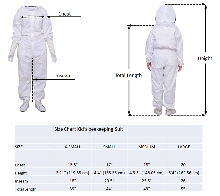 Children ventilated beekeeping suit, kids beekeeper suit, beekeeping veil, breathable beekeeping suit, bee sting protection, child beekeeping clothing, ventilated protective gear, lightweight beekeeper suit, beekeeping suit for kids, protective veil for children