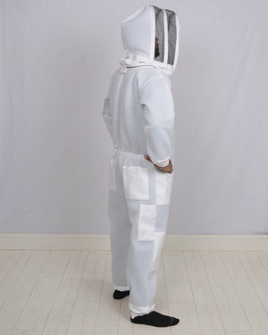 
                  
                    Load image into Gallery viewer, Pro-Breeze Ventilated Beekeeping Suit For Men/Women Vented Apiary Suit W/Veil For Beginner/Commercial Beekeepers | Brass Zippers and Thumb Straps
                  
                