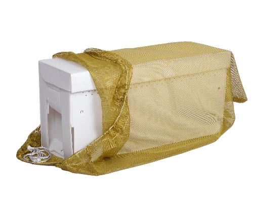 
                  
                    Forest Beekeeping Supply hive nuc package bee mesh transport bag. The bag is made from durable mesh material, designed for safe and breathable transport of bee nucs while allowing for ventilation and protection during handling
                  
                