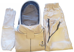 
                  
                    Load image into Gallery viewer, Beekeeping Starter kit- Cotton Canvas Jacket with Pant and Glove- Beekeeper Full Body Protection
                  
                